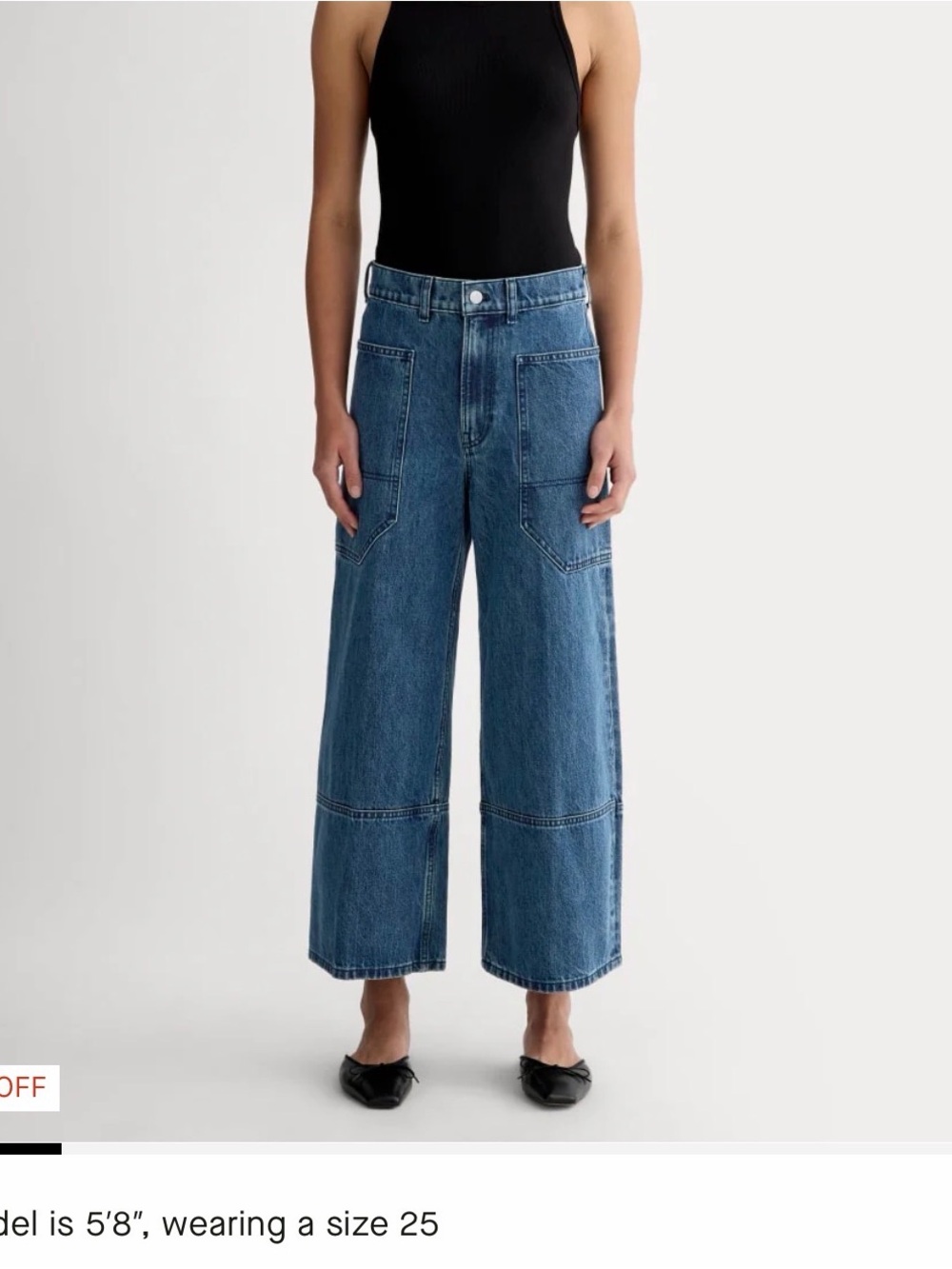 Everlane Way High Gardener Cropped Jeans